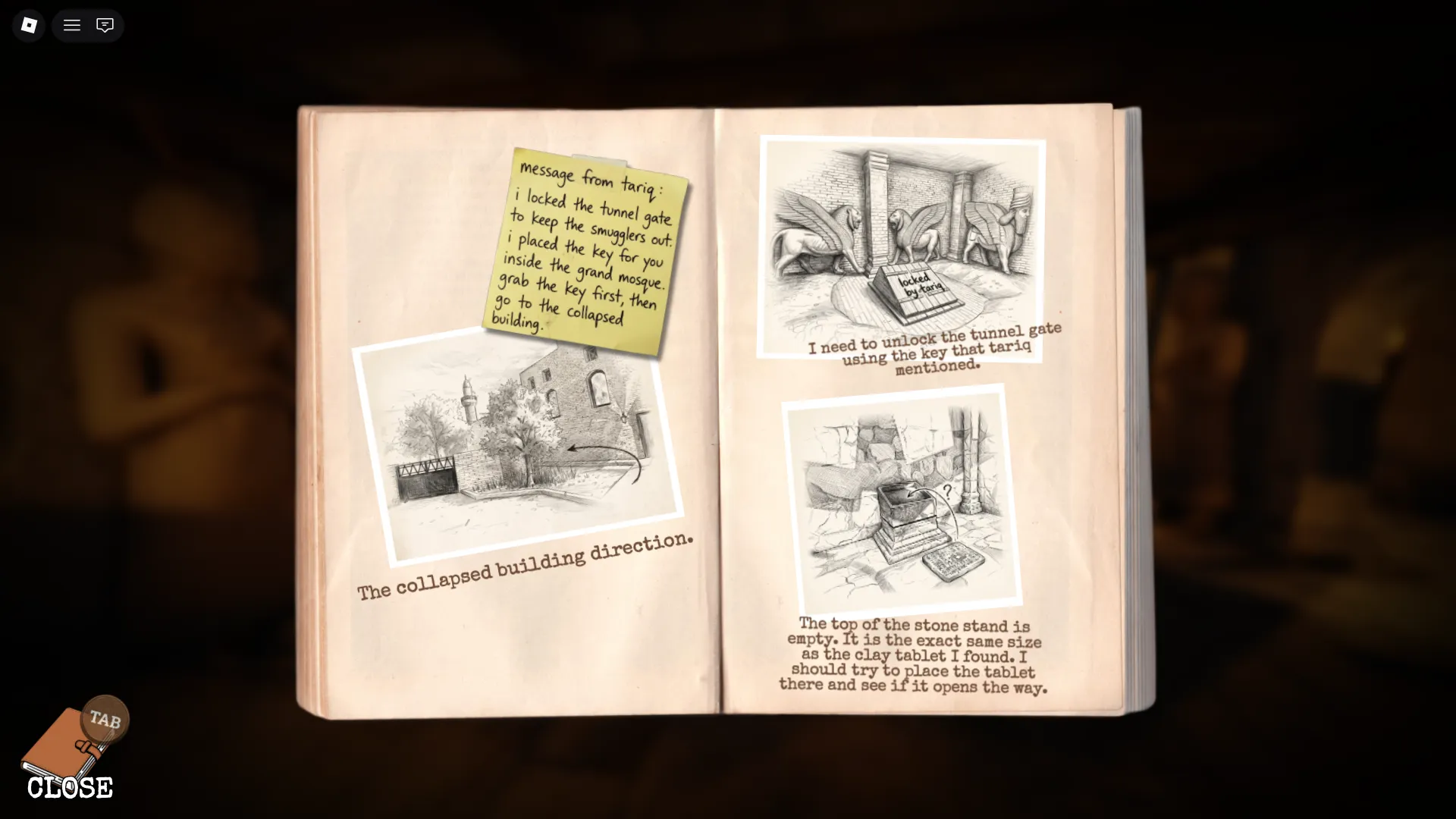 Tablet of Destinies journal